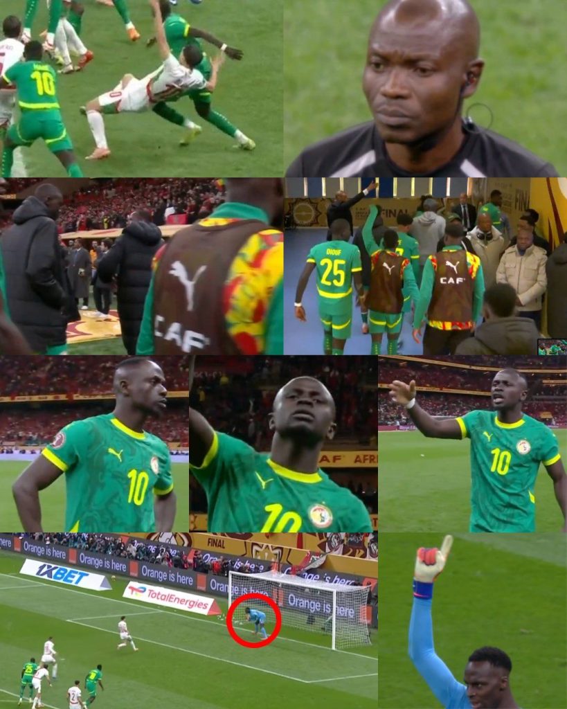 Senegal came close to boycotting the match following a controversial penalty decision that sparked protests from players and officials - Photo Credit - Gary AI Smith : Facebook, X