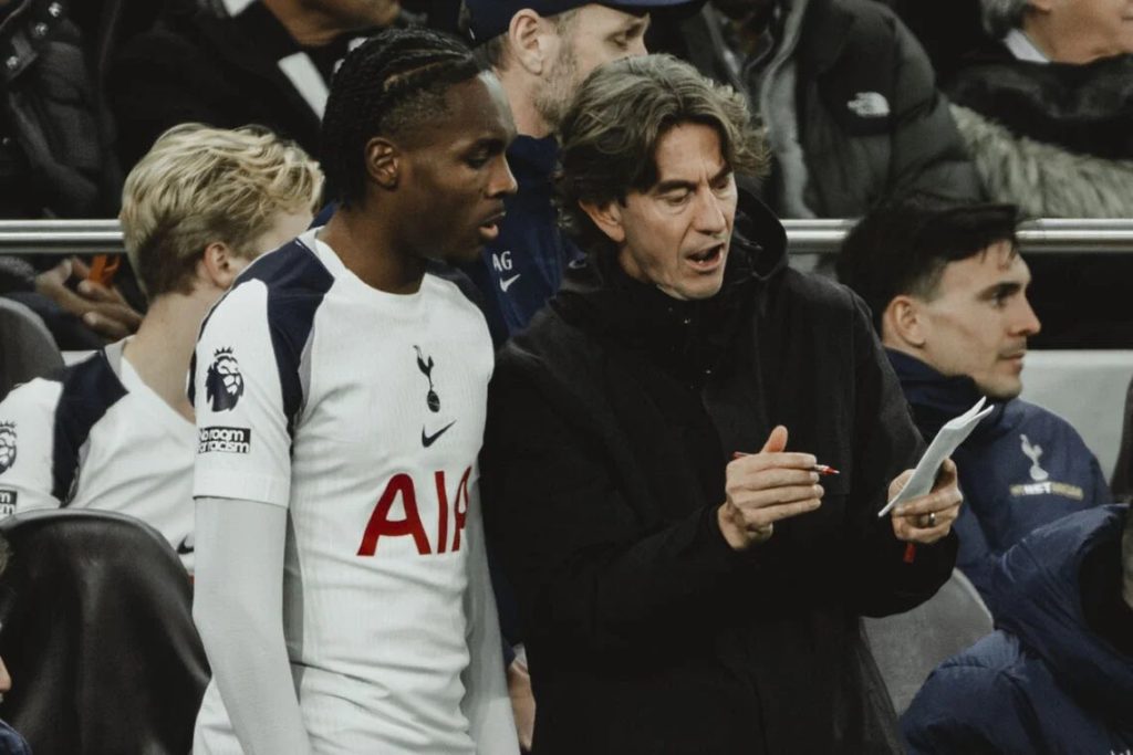 Thomas Frank and Mathys Tel . (Photo Credit: Fabrizio Romano Media).