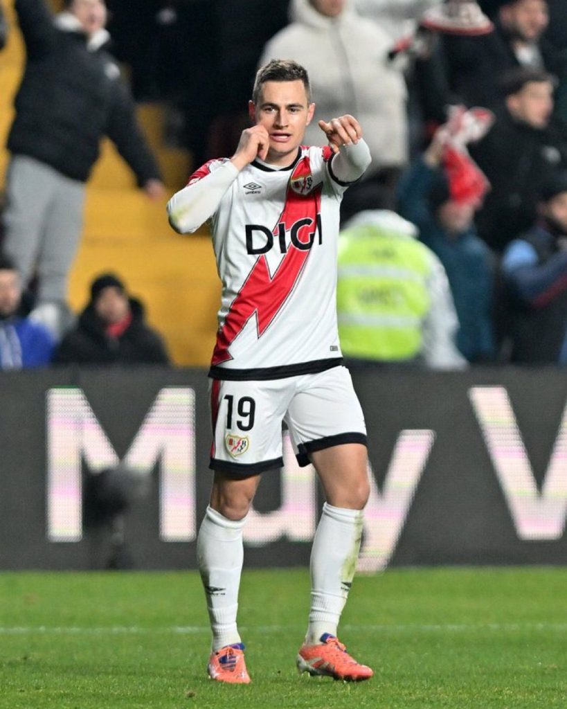 Jorge De Frustos (Photo Credit: Rayo Vallecano Via X)