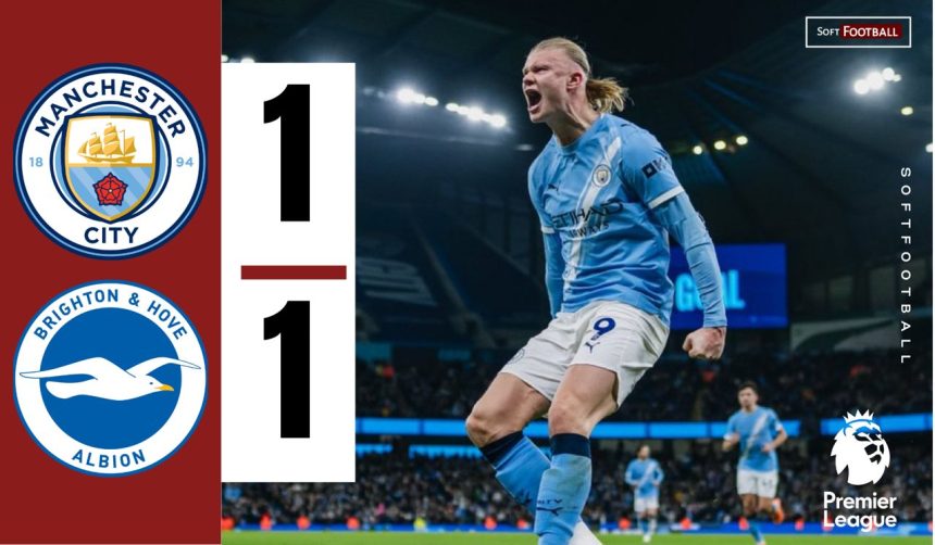 Manchester City Vs Brighton (Photo Credit: Softfootball Media)