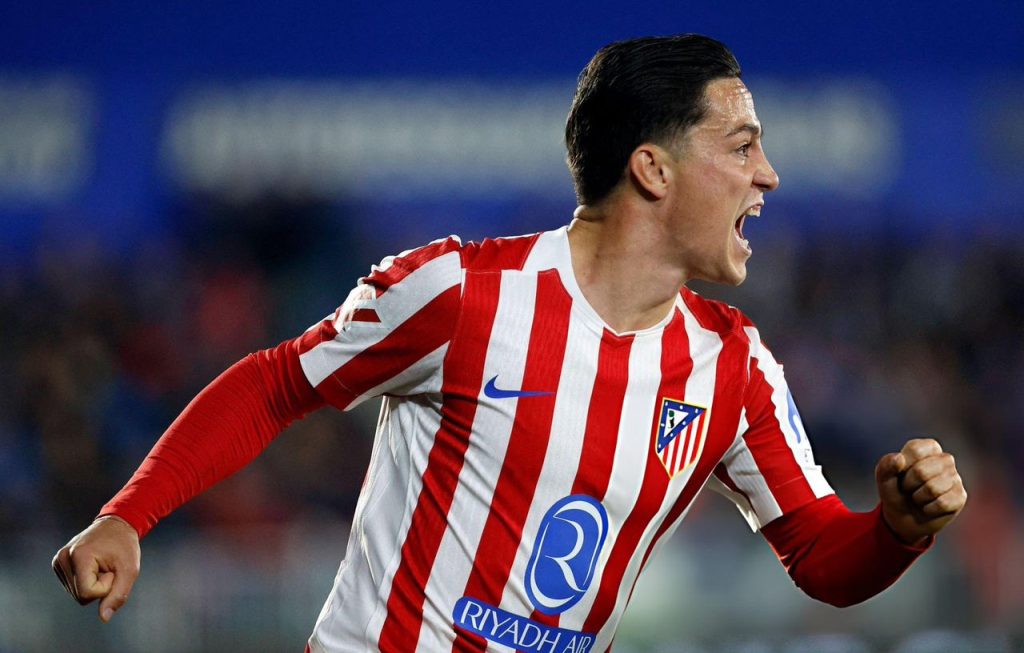 Giacomo Raspadori ( Photo Credit : Atletico Madrid Media Via X )