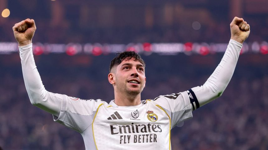 Valverde (Photo Credit: Real Madrid Via X)