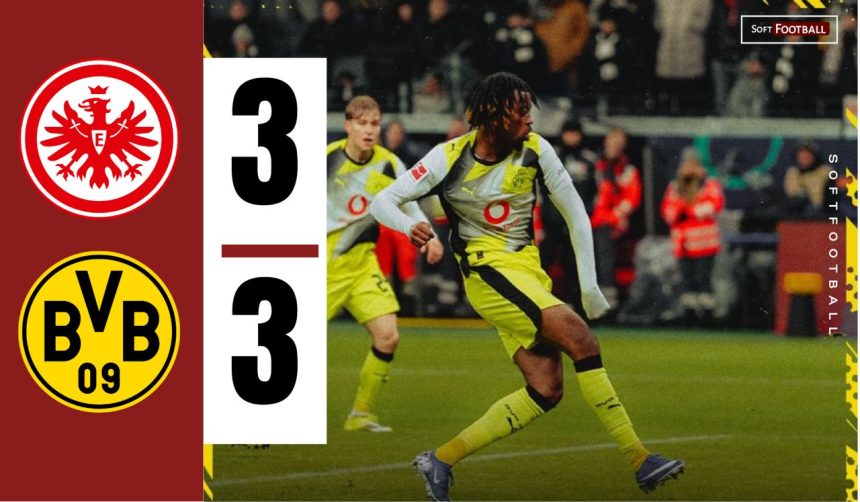 Frankfurt Vs Dortmund (Photo Credit: Softfootball Media)
