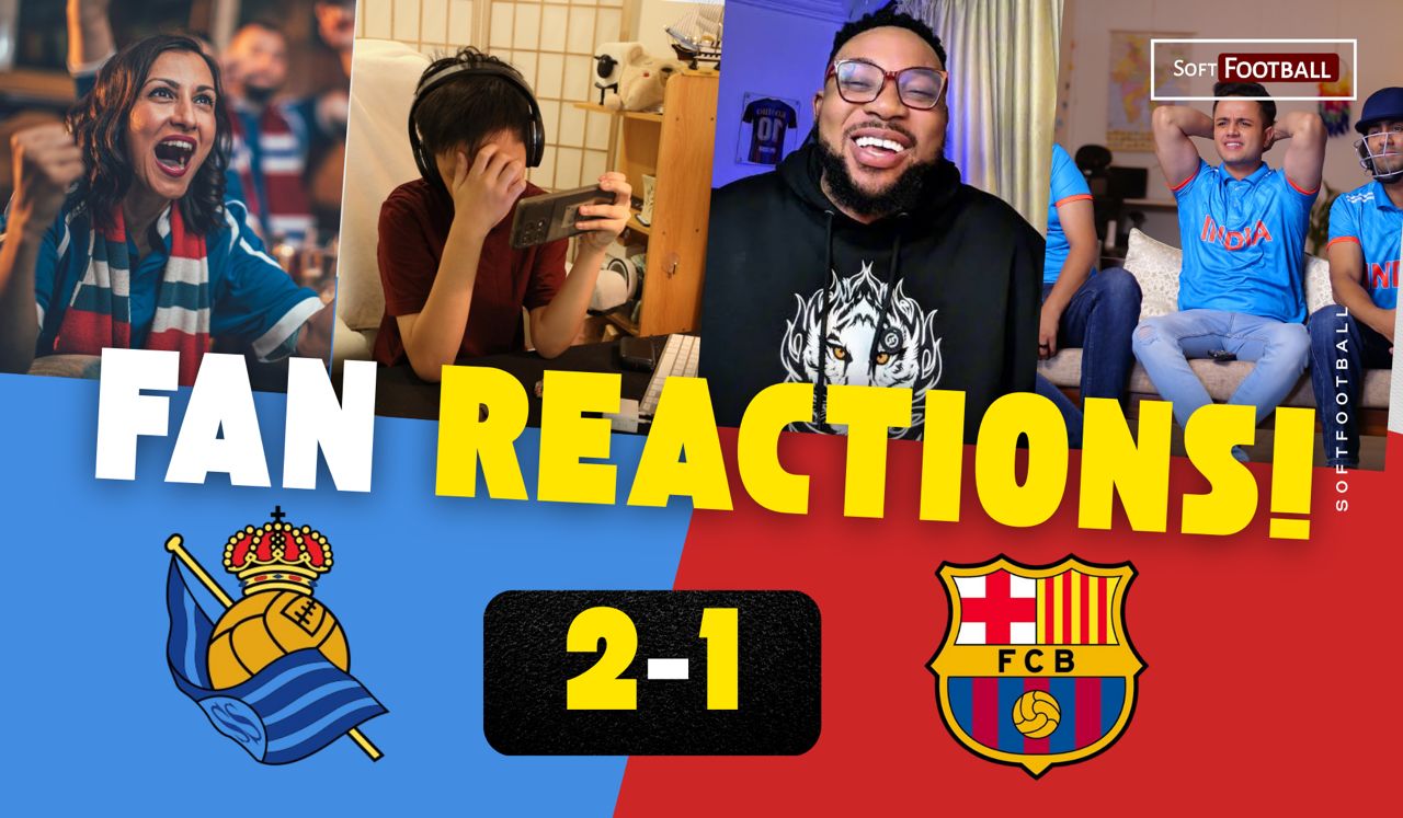 Real Sociedad v Barcelona. (Photo Credit: Softfootball Media).