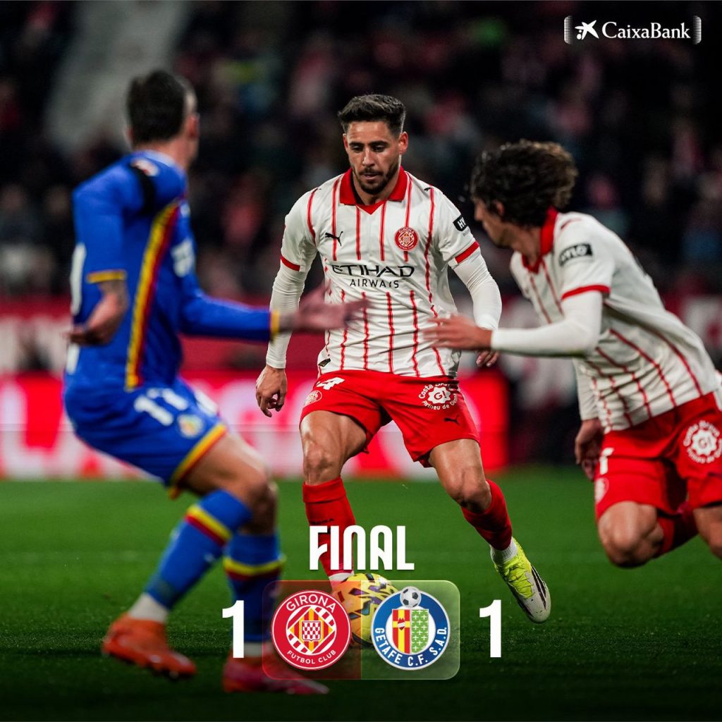 Girona Vs Getafe (Photo Credit: Girona Via X)