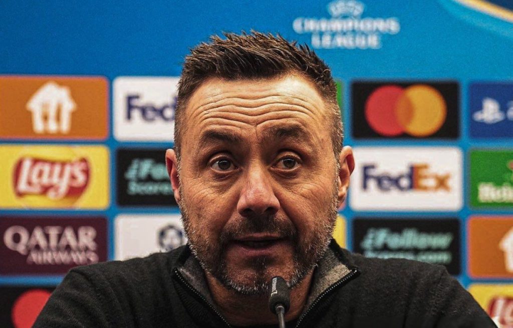 Roberto De Zerbi (photo credit: Marseille Media via X)