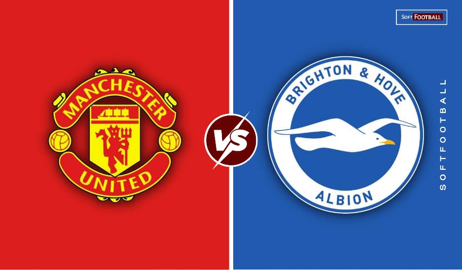 Manchester united vs Brighton. (photo credit: Softfootball media)