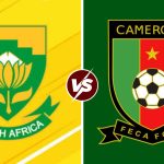 South Africa vs Cameroon. (Photo credit: Softfootball media)