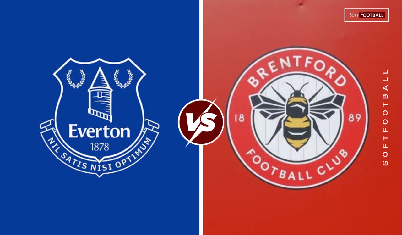 Everton vs Brentford.(photo credit: softfootball media)