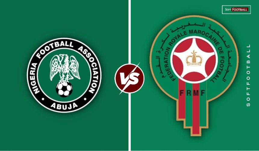 Nigeria vs morocco.(Photo credits: softfootball media)