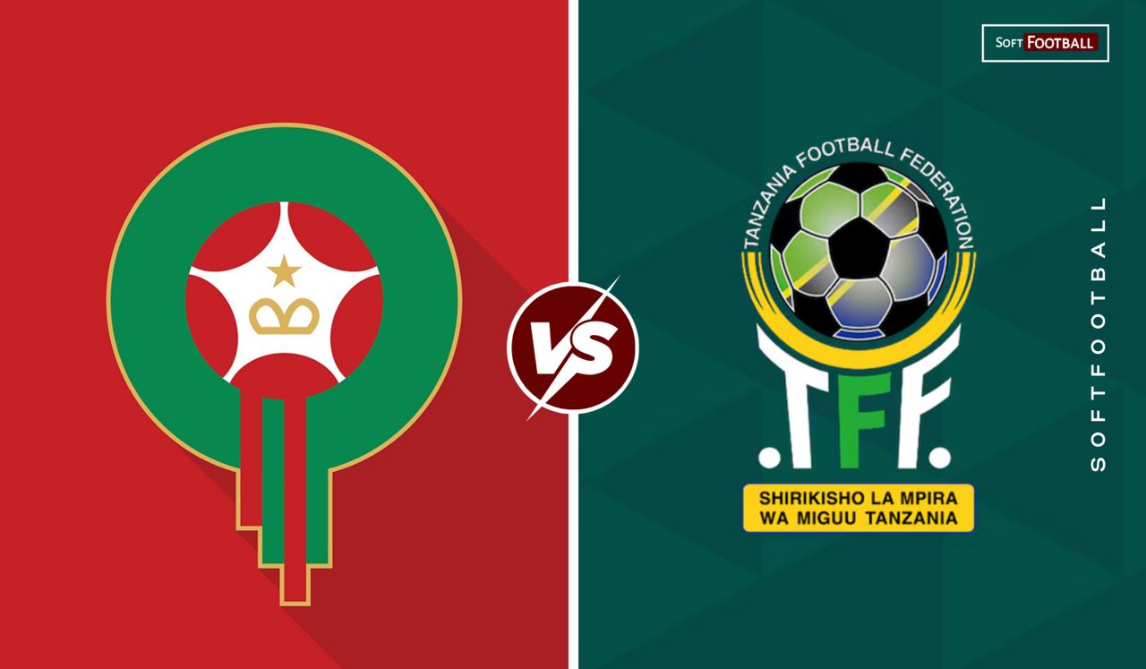 Morocco vs Tanzania. (Photo credit: Softfootball media)