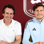 Unai Emery and Lindelof of Aston Villa (Photo Credit Villa via X)