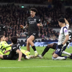 Manchester city playing draw with tottenham. (photo credit: Manchestereveningnews media)