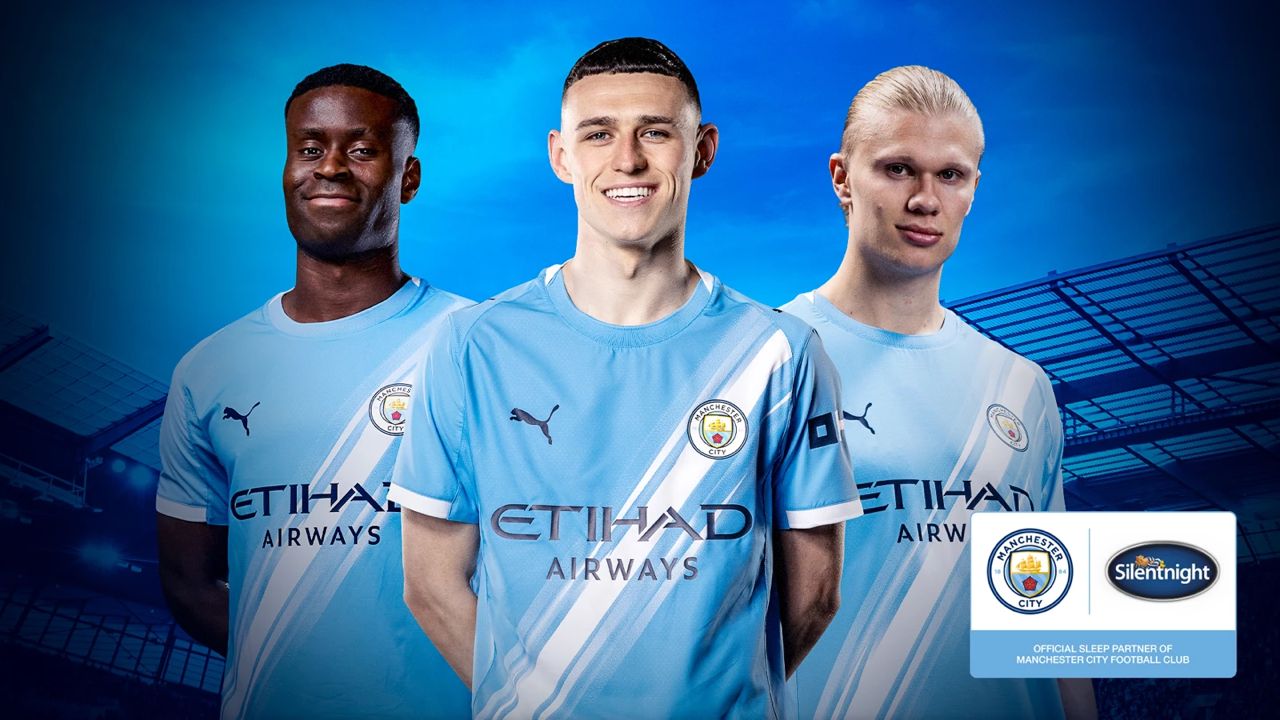 MANCHESTER CITY ANNOUNCES PARTNERSHIP WITH SILENTNIGHT - Photo credit: Manchester city Media