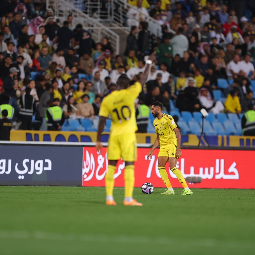 Sadio Mane iafter scoring for Al Nassr (Photo Credit: Al Nassr via X)