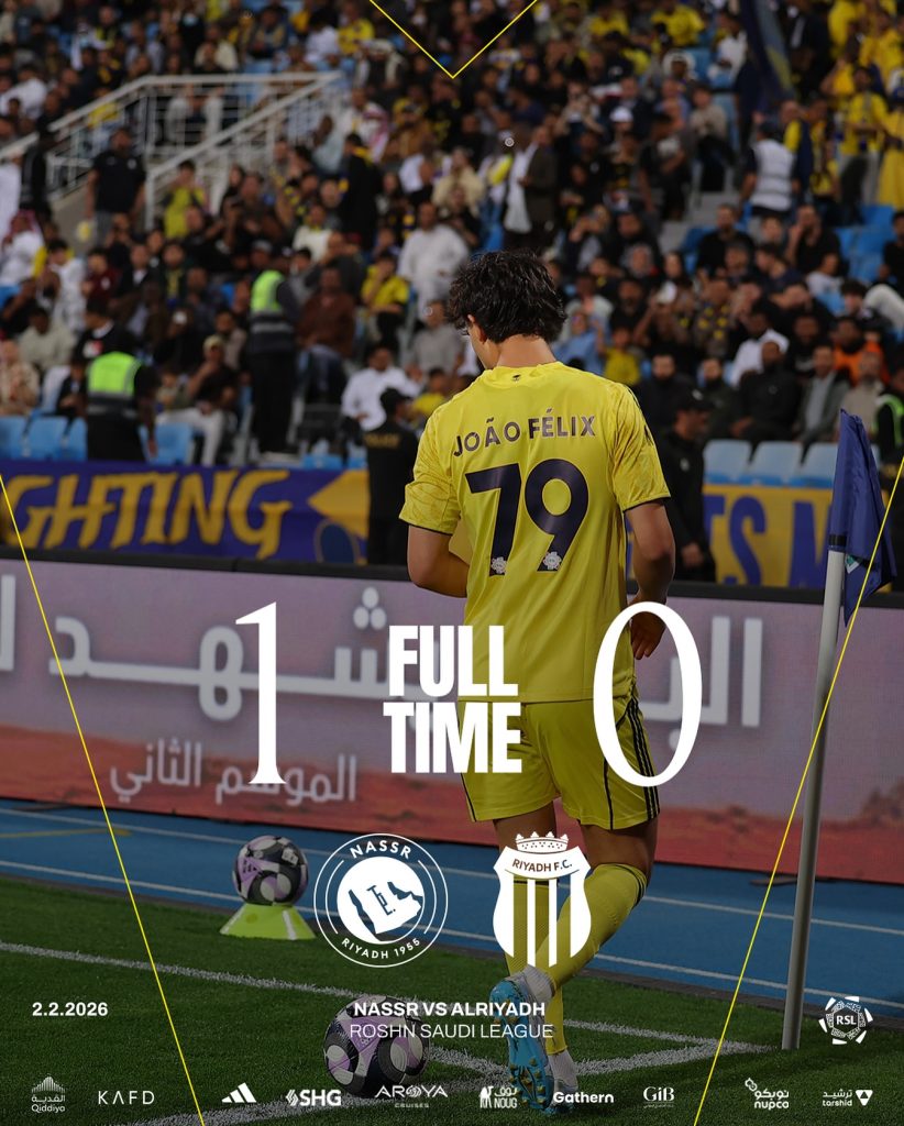 Al Riyadh vs Al Nasr full time report (Photo Credit: Al Nassr via X)