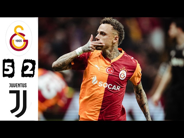 Galatasaray Thrash Juventus 5-2 in Historic Champions League playoff Night - Photo Credit : SPORTS TV, Youtube