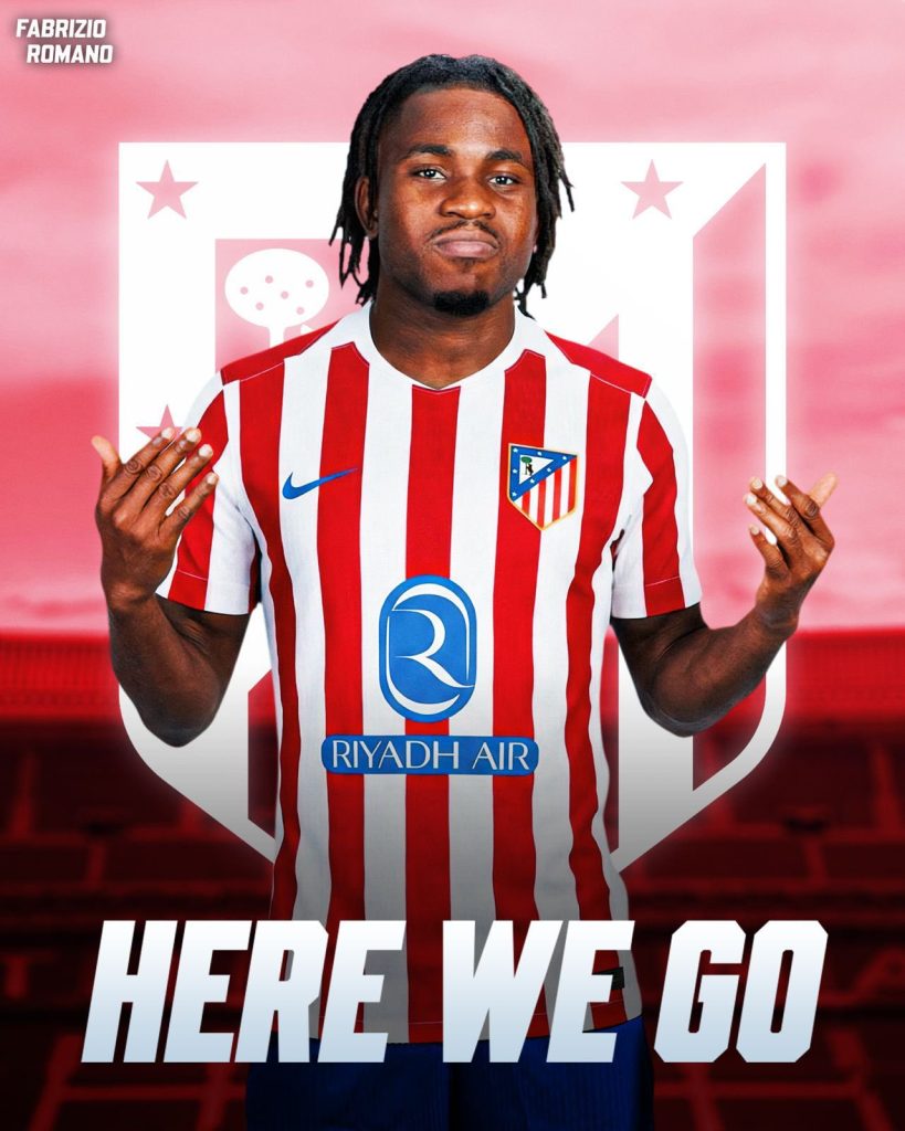 Ademola Lookman to Atlético Madrid, here we go! (Photo Credit: Fabrizio Romano via X)