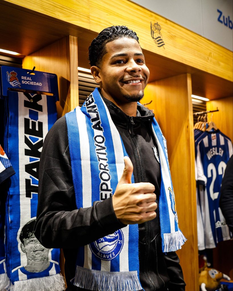 Wesley (Photo Credit: Real Sociedad via X)