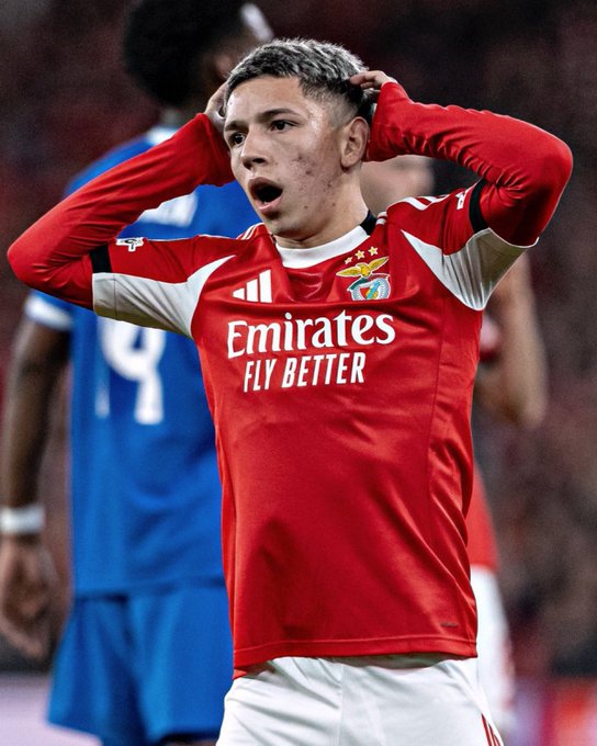 Gianluca Prestianni .(PHOTO CREDIT: FABRIZO ROMANO VIA X)