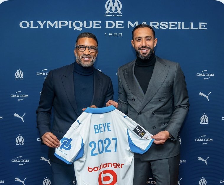 Habib Beye and Mehdi Benatia- Photo credit: Fabrizio Romano via X