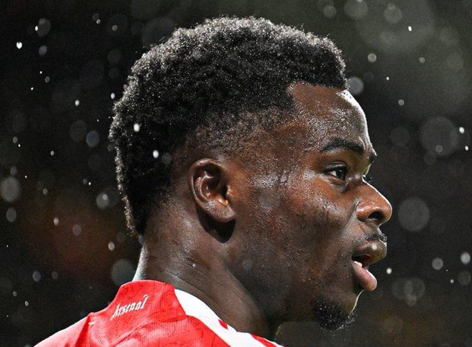 Bukayo Saka- Photo credit: Fabrizio Romano via X