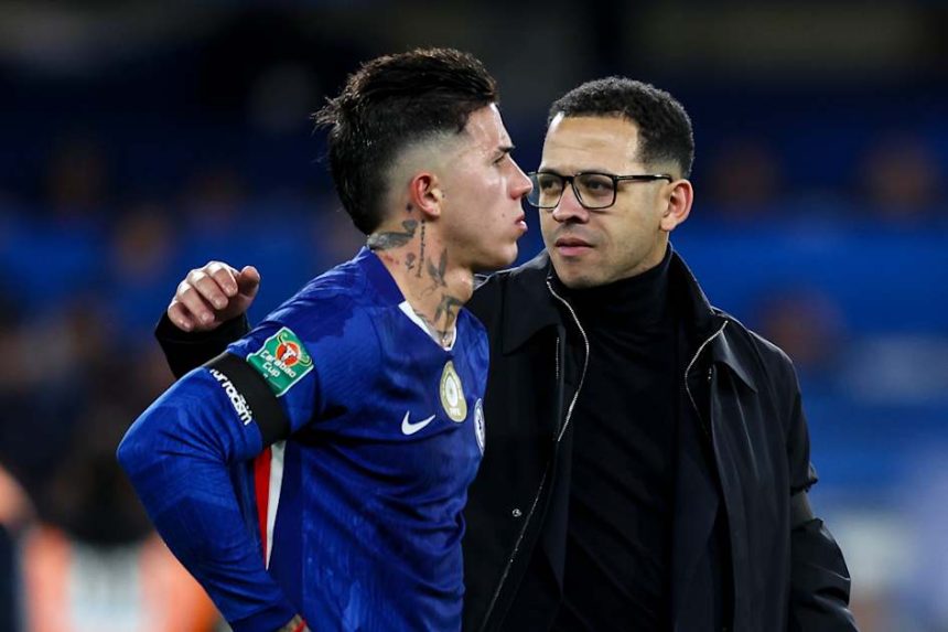 Liam Rosenior and Enzo Fernández - Photo Credit : Chelseafc Website