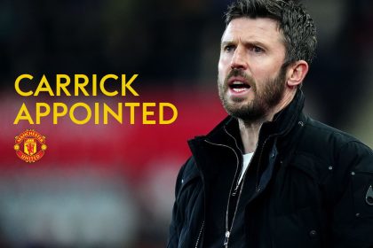 Manchester United appoint Michael Carrick as head coach of the men’s first team until the end of the 2025:26 season - Photo Credit : Skysports