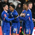 Pedro Neto Rejoicing as Chelsea thrash of Hull City 4:0 in FA Cup encounter - Photo Credit : Yahoo Sports