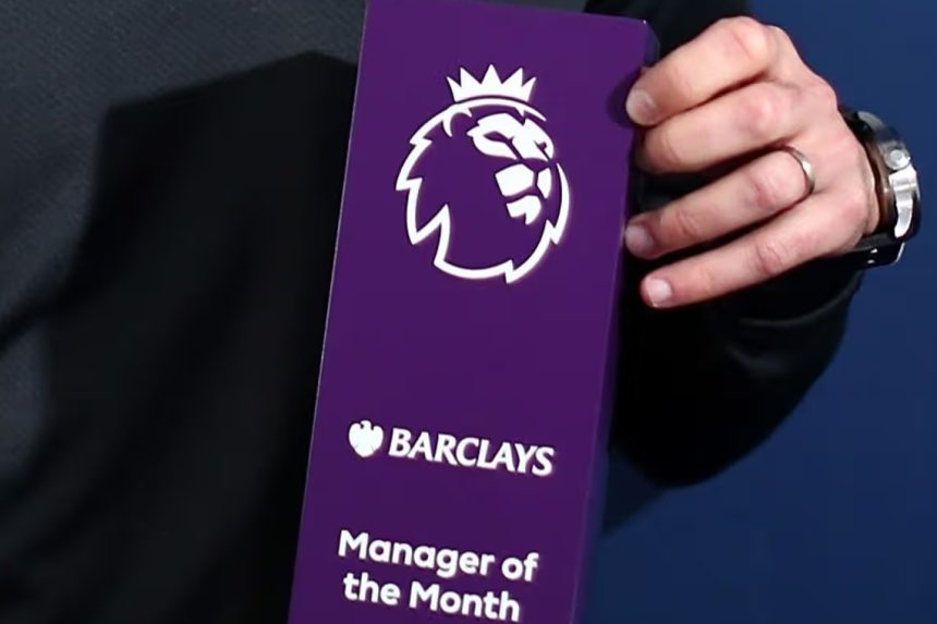 Premier League Manager of the Month Award (Photo Credit: Manchester City website)