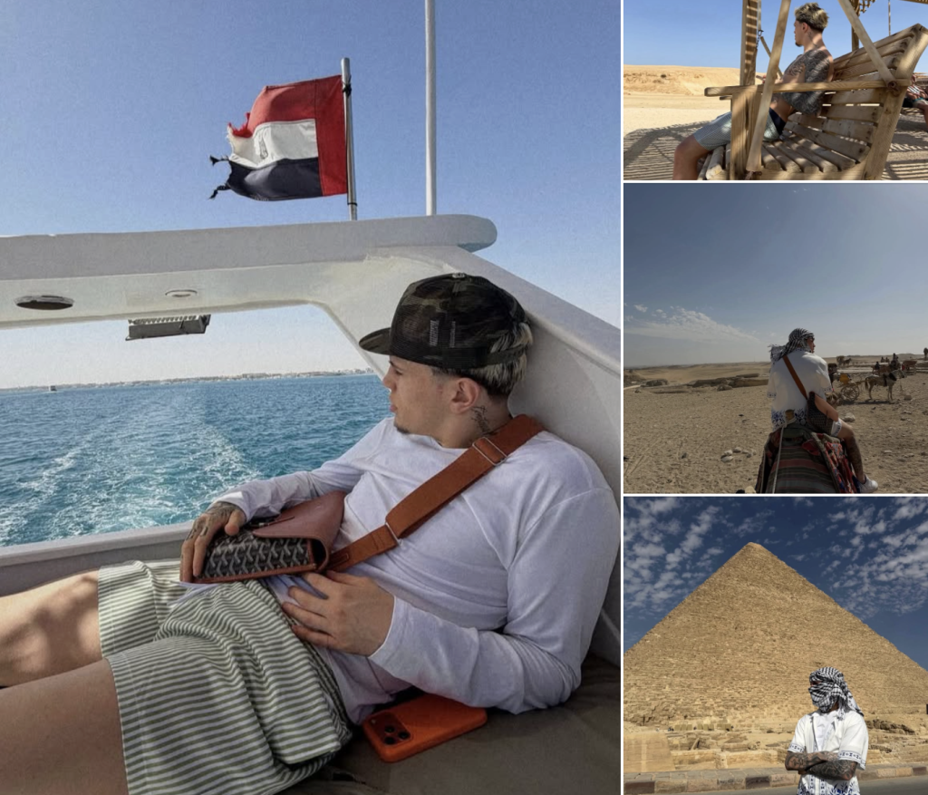 🇪🇬 Alejandro Garnacho spotted in Egypt The winger is enjoying some well-earned vacation time - Photo Credit : Chelsea Daily, Facebook