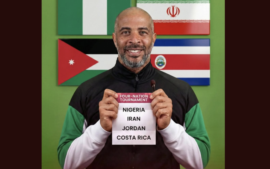 Super Eagles of Nigeria manager eric chelle Holding the fixtures for four-nation invitational tournament during next month’s international window - Photo Credit : Softfootball