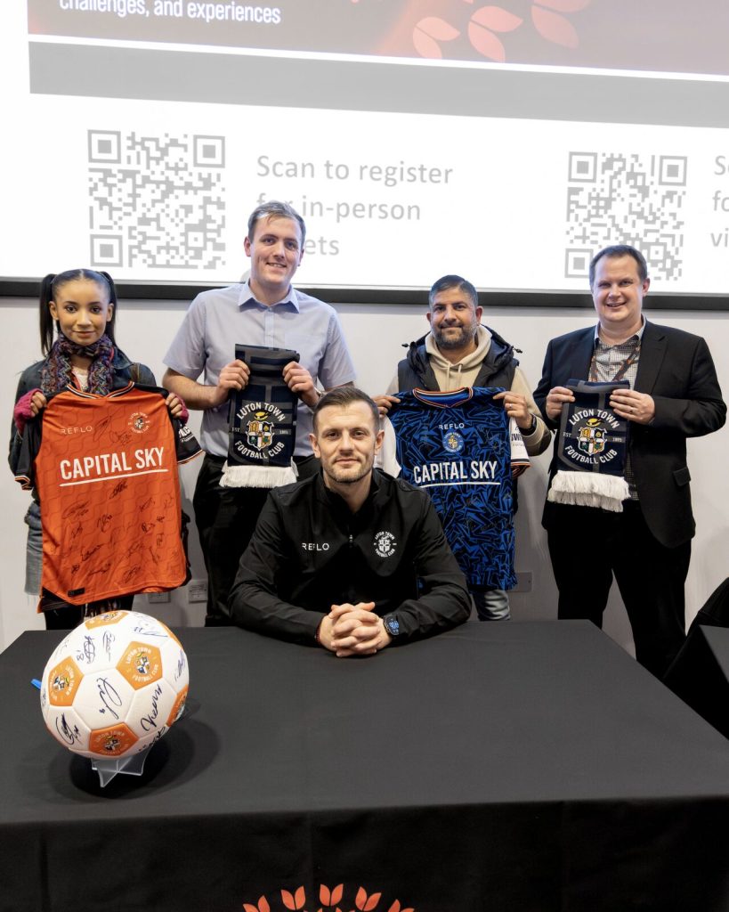 University of Bedfordshire Hosts Jack Wilshere for ‘Powered by Experience’ Lecture Series - Photo Credit : Bedford University, Linkedin