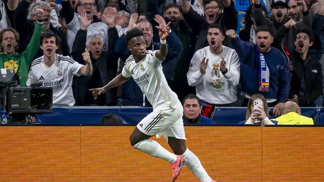 Vinícius Jr Fires Real Madrid Past Benfica to Seal Champions League Round of 16 Spot - Photo Credit : LBC
