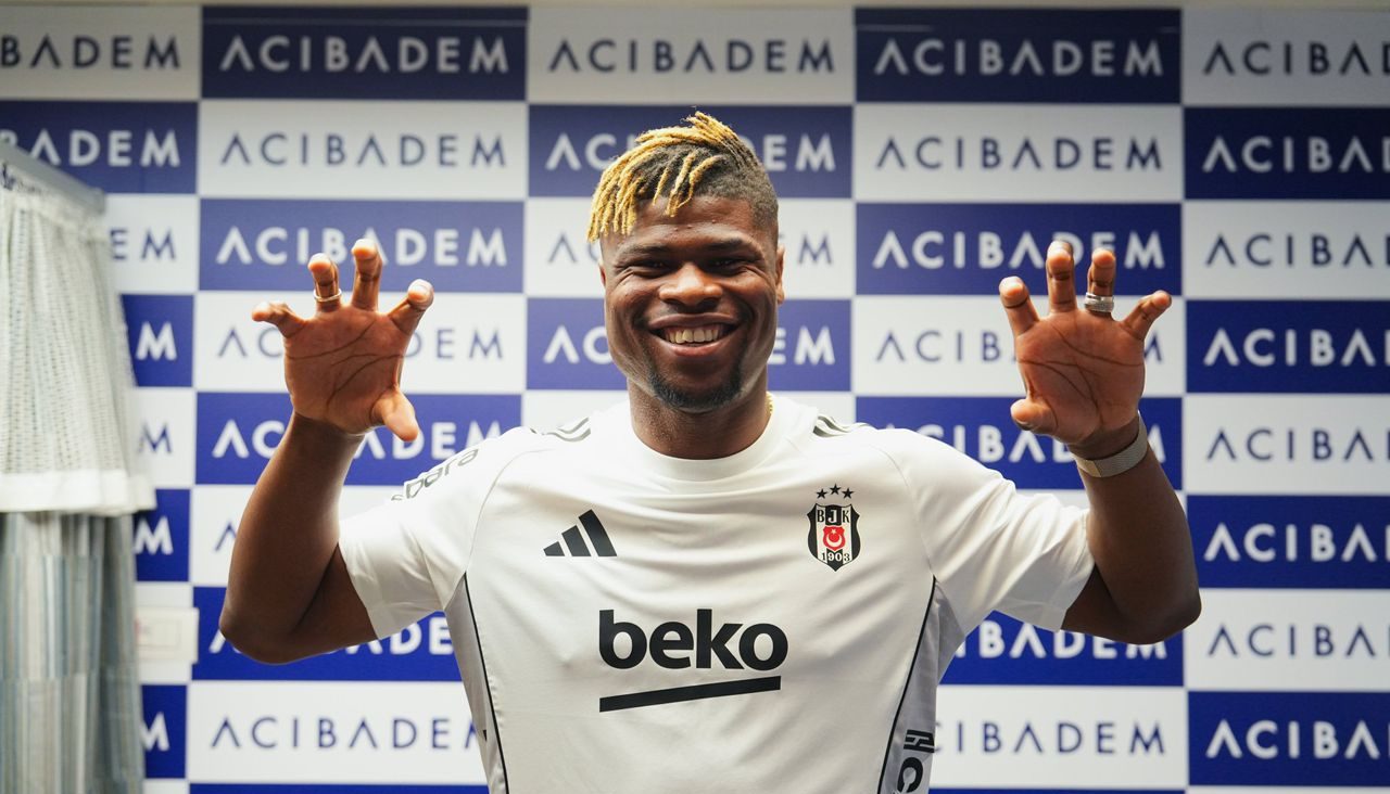 Emmanuel Agbadou (Photo Credit: Beşiktaş Via X)