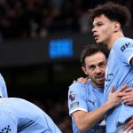 Manchester city celebrating their win. (photo credit: ESPN media)