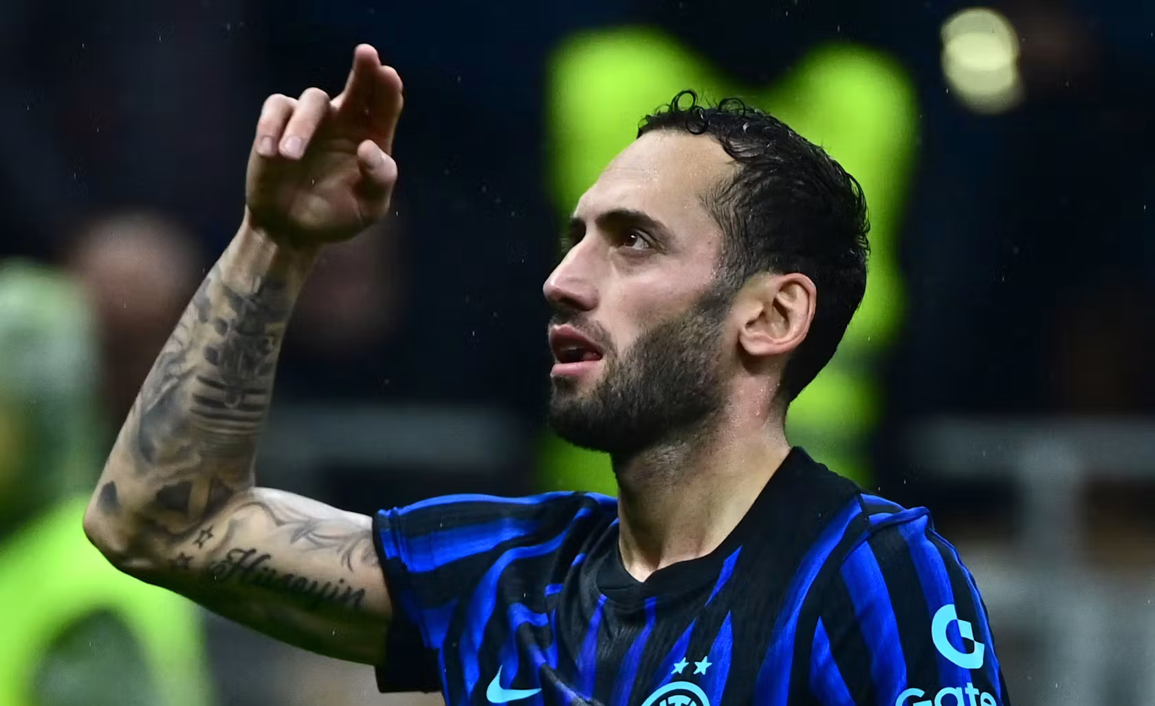 Hakan Çalhanoglu. (photo credit: fabrizo romano via x)