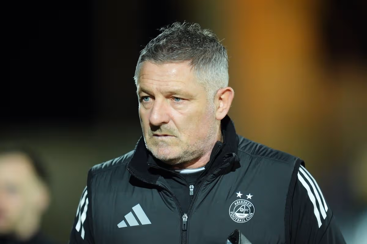 Unhappy Tony Docherty- Photo credit: Daily Record