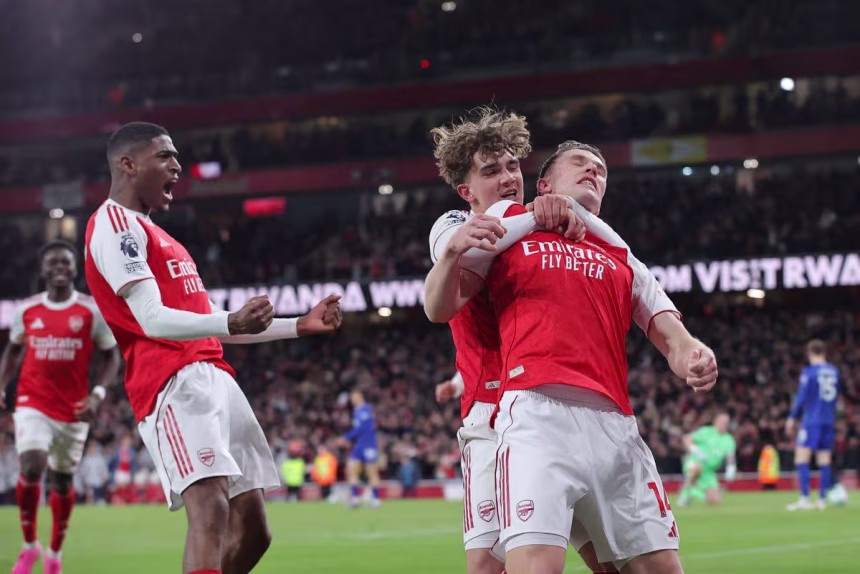 Arsenal 2-0 everton. (photo credit: Mirror Media )