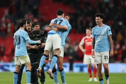 Manchester city 2-0 arsenal. (photo credit: manchester city media)