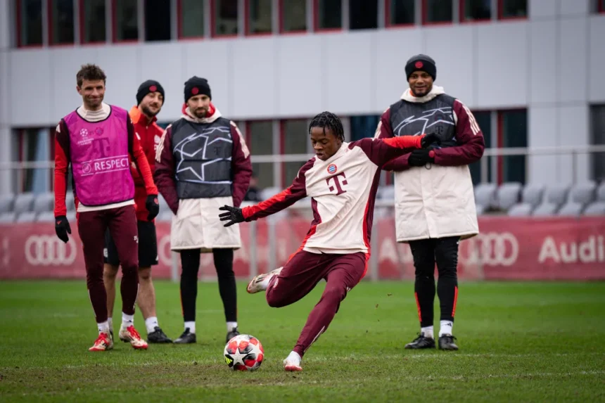 Big talent Wisdom Mike at Bayern Munich- Photo credit: Bavarianfootballworks