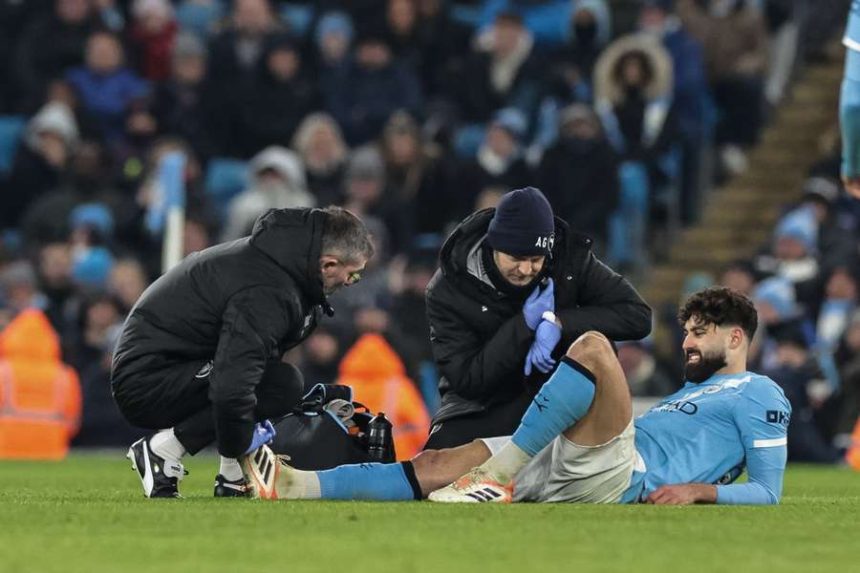 Rúben Dias injured- Photo credit: flashscore