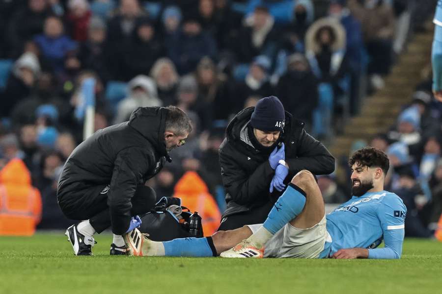 Rúben Dias injured- Photo credit: flashscore