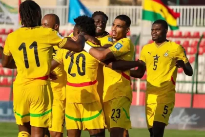 Ghana national football squad. (photo credit: tribune media)