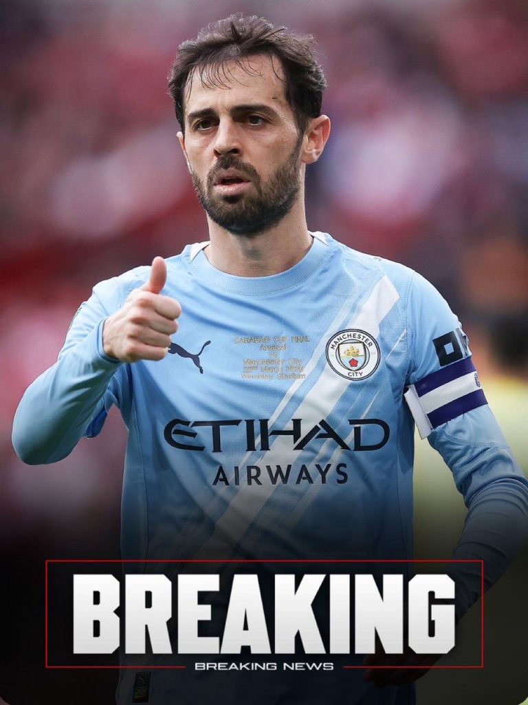 Bernardo Silva plan for the summer is to leave Manchester City as free agent. (Photo credit: Fabrizio Romano media)