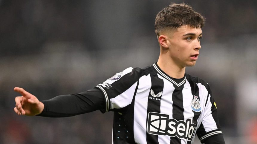 Newcastle with Lewis Miley (Photo credit: Newcastle media)