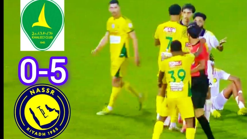 Al-Nassr Thump Al-Khaleej 5-0 - Photo Credit : Epicmatio, Youtube