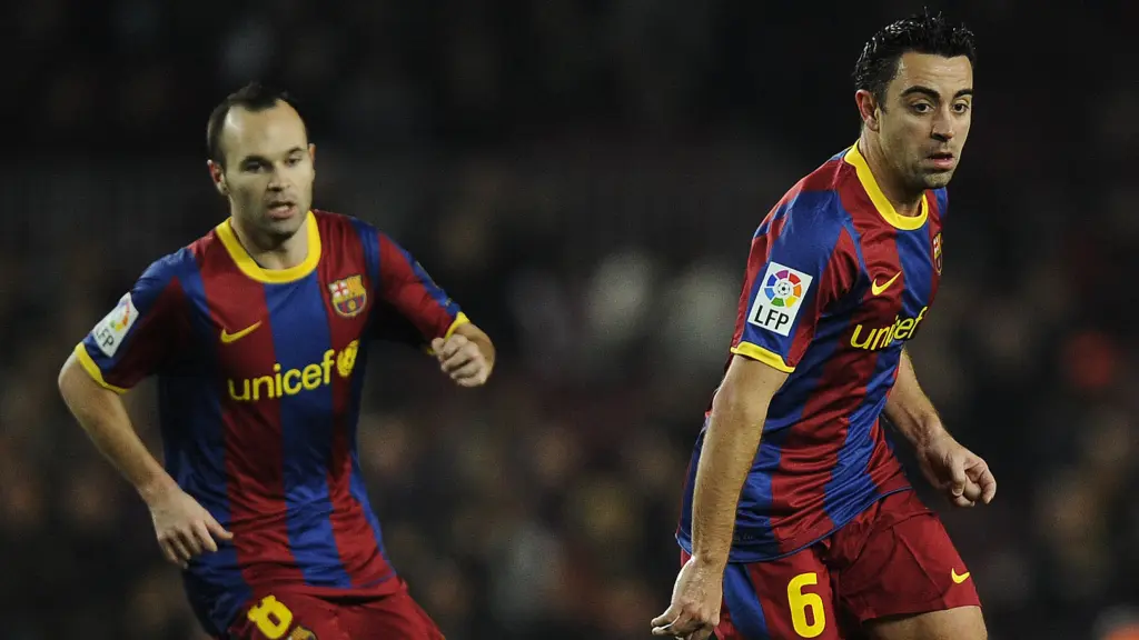 Andrés Iniesta and Xavi Hernández representing Barcelona Football club - Photo Credit : El Español