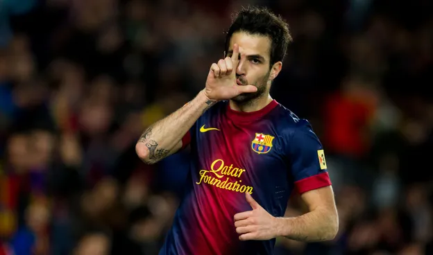 Cesc Fàbregas representing FC Barcelona - Photo Credit : FC Barcelona, Website