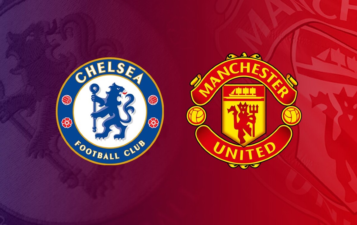 Chelsea and Manchester United Logos - Photo Credit : Caughtoffside